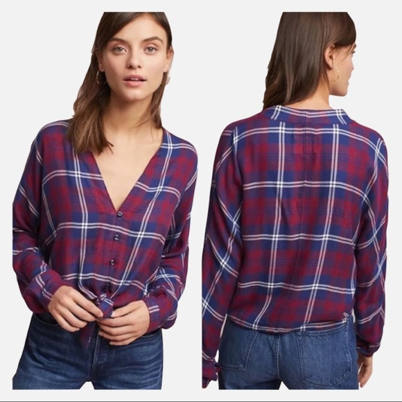 Rails Tie Waist Button Down - Picture 2 of 6